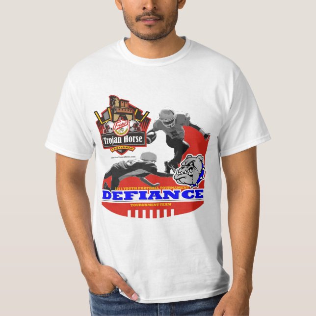 Camiseta 2011 - Diseño del Trojan Horse de los bulldoges (Anverso)