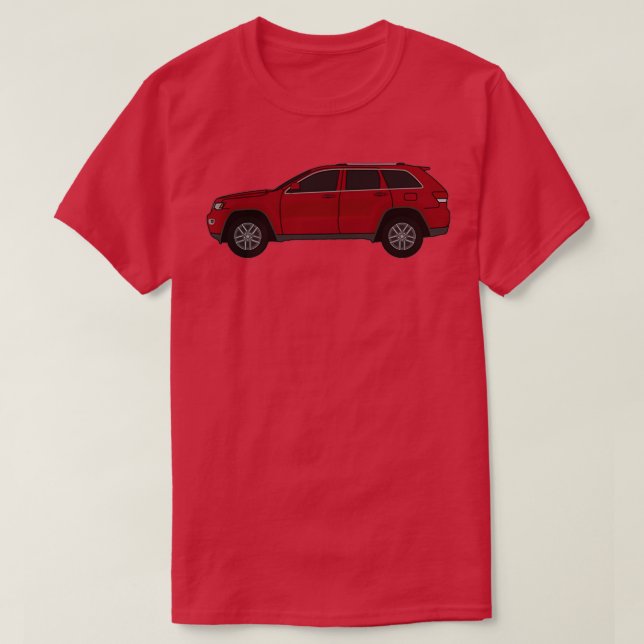 Camiseta 2011actual SUV 4X4 WK2 rojo (Diseño del anverso)