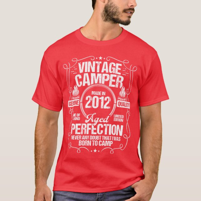 Camiseta 2012 Camper Montañas Scout Exploración Ca (Anverso)