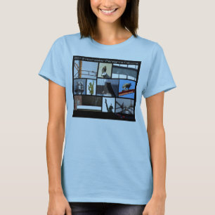 Camiseta 2012 de la hembra del halcón de peregrin