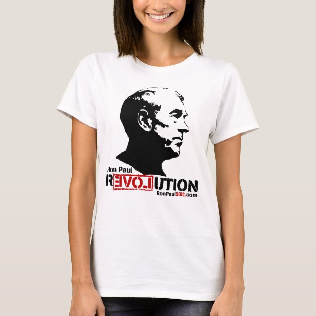 Camiseta 2012 de la revolución de Ron Paul (Anverso)