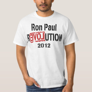 Camiseta 2012 de la revolución de Ron Paul