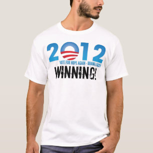 Camiseta 2012 de Obama que gana