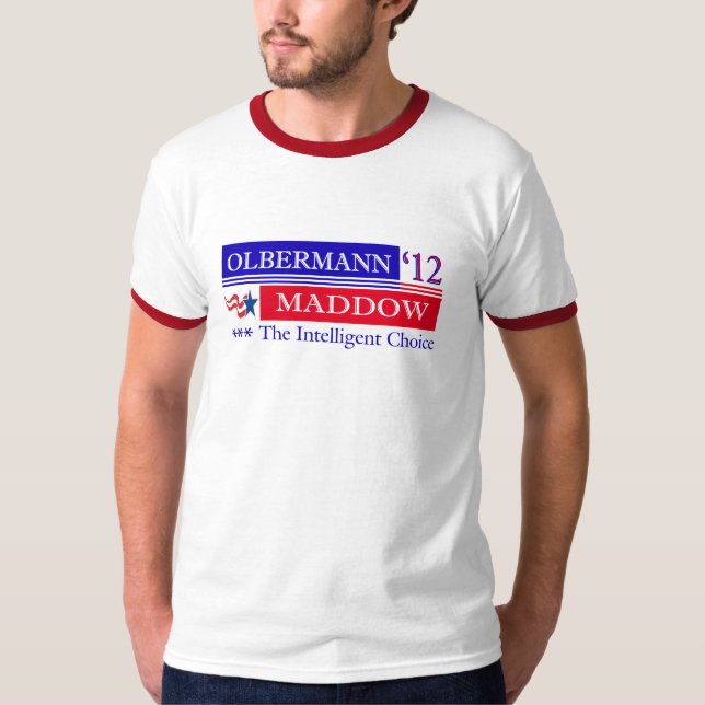 Camiseta 2012 de Olbermann Maddow (Anverso)