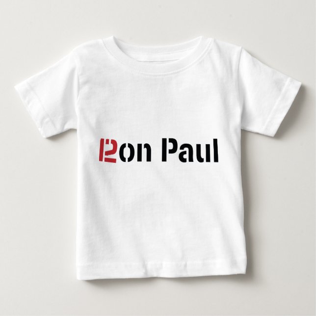 Camiseta 2012 del bebé de Ron Paul (Anverso)