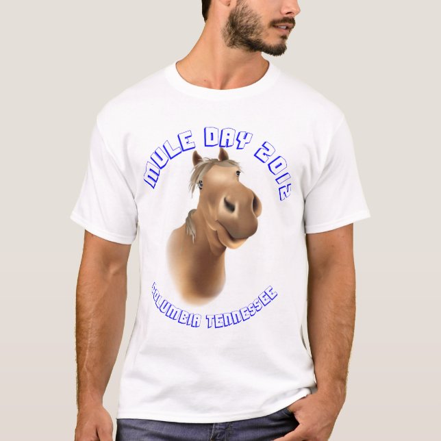 Camiseta 2012 del día de la mula (Anverso)