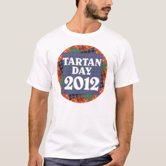 Camiseta 2012 del día del tartán