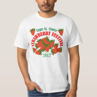 Camiseta 2012 del festival de la fresa del St.