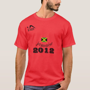 Camiseta 2012 del rojo de Jamaica
