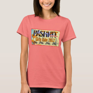 Camiseta 2012 Pashnit Girly Ride T-shirt