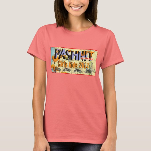 Camiseta 2012 Pashnit Girly Ride T-shirt (Anverso)