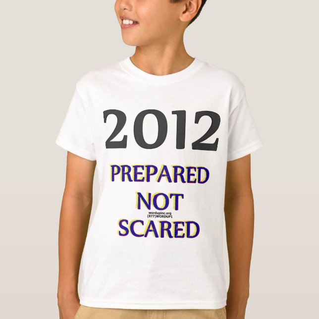 Camiseta 2012 Preparado Sin Miedo (Anverso)