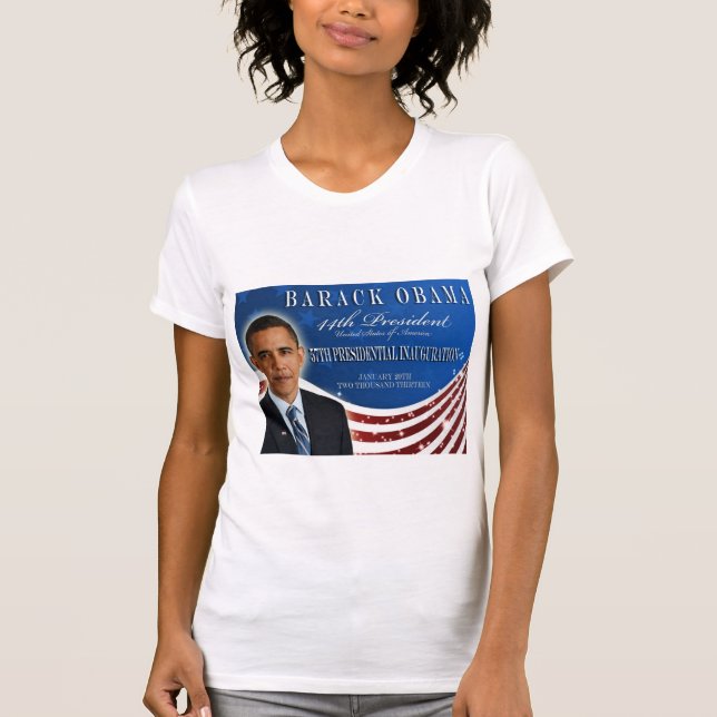 Camiseta 2013 de la inauguración de Barack Obama (Anverso)