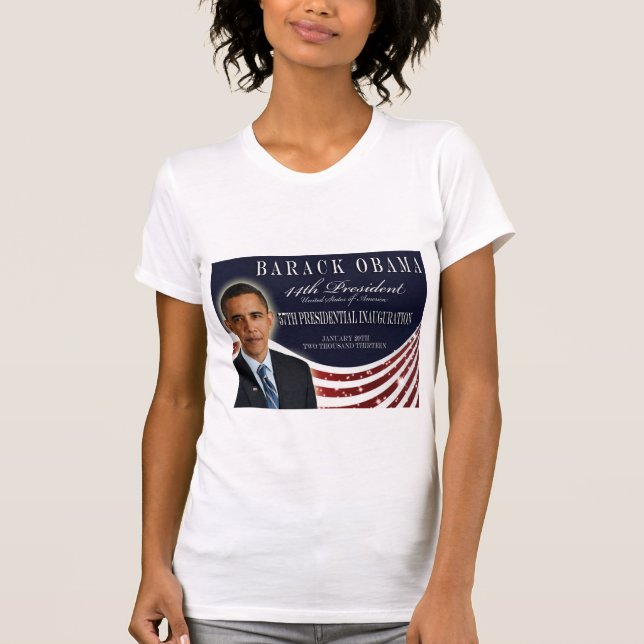Camiseta 2013 de la inauguración de Barack Obama (Anverso)