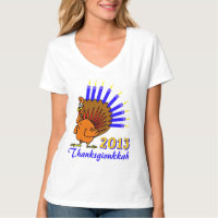 Camiseta 2013 de Thanksgivukkah Menurkey
