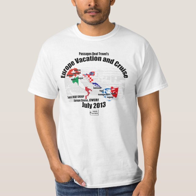 Camiseta 2013 - hombres de las vacaciones de (Anverso)
