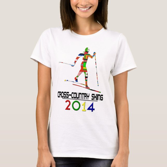 Camiseta 2014: Esquí de fondo (Anverso)