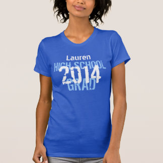 Camiseta 2014 o cualquier año Grad Royal Blue