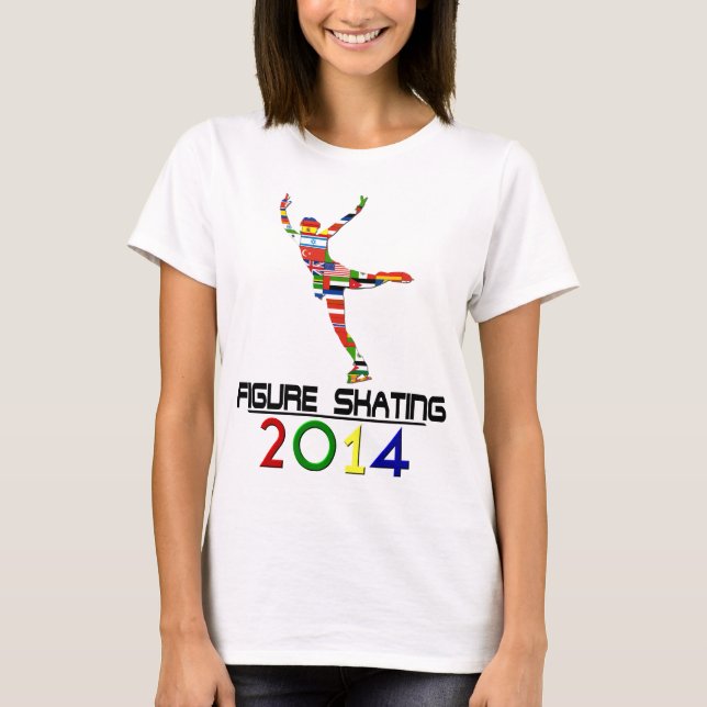 Camiseta 2014: Patinaje artístico (Anverso)