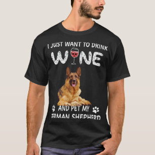 Camiseta 2014 Solo Quiero Dink Wine Y Mascota Mi Alemana El