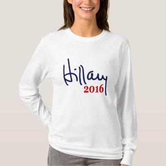 Camiseta 2016 de la firma de Hillary