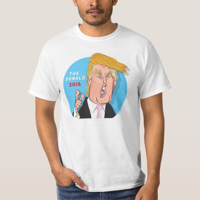 Camiseta 2016 del presidente dibujo animado de (Anverso)