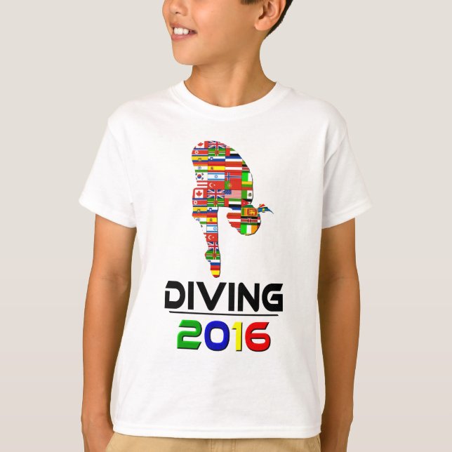 Camiseta 2016: El zambullirse (Anverso)