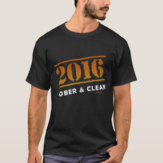 Camiseta 2016: Sobrio y limpio