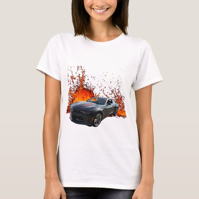 Camiseta 2017 50 aniversario de Chevy Camaro (Anverso)