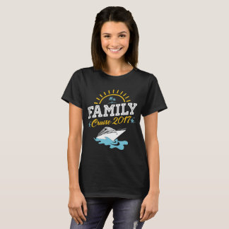 Camiseta 2017 de las vacaciones de la travesía de