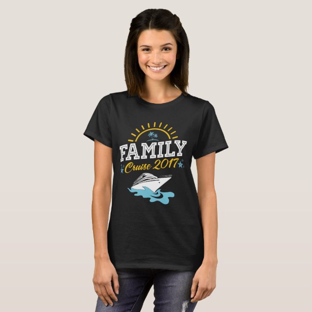 Camiseta 2017 de las vacaciones de la travesía de (Anverso completo)