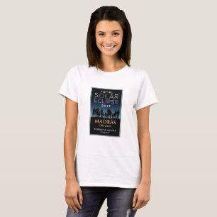 Camiseta 2017 eclipse solar total - Madras, O