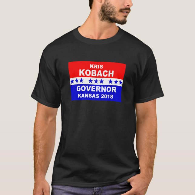 Camiseta 2018 de Kansas del gobernador de Kris (Anverso)