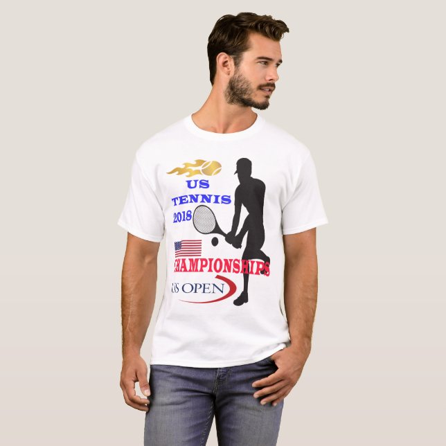 Camiseta 2018 del tenis de los E.E.U.U. abierta (Anverso completo)