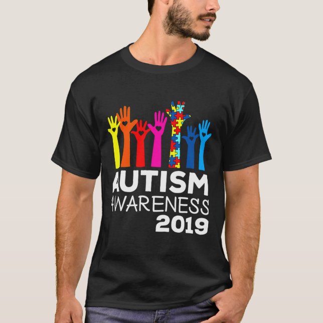 Camiseta 2019 Autism Awareness True Colors (Anverso)