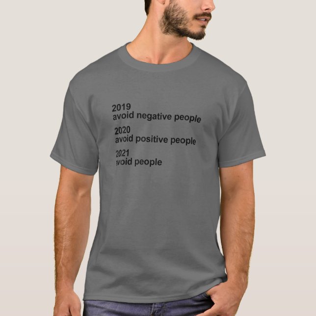 Camiseta 2019 Evitar que la gente 2020 evite que la gente 2 (Anverso)
