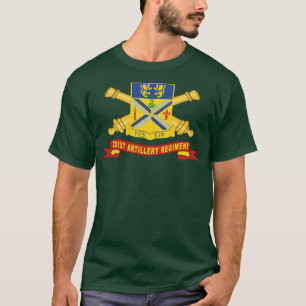 Camiseta 201.ª Artillería de campo Regiment DUI w Br Ribbon