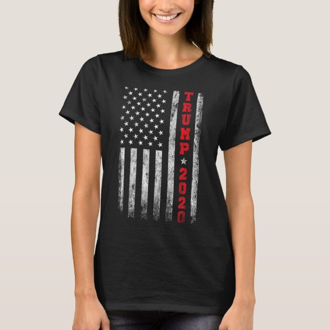 Camiseta 2020 American Flag Vintage (Anverso)