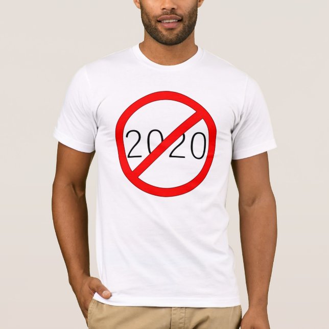 Camiseta "2020 Cross-Out" (BRIGHT) (Anverso)