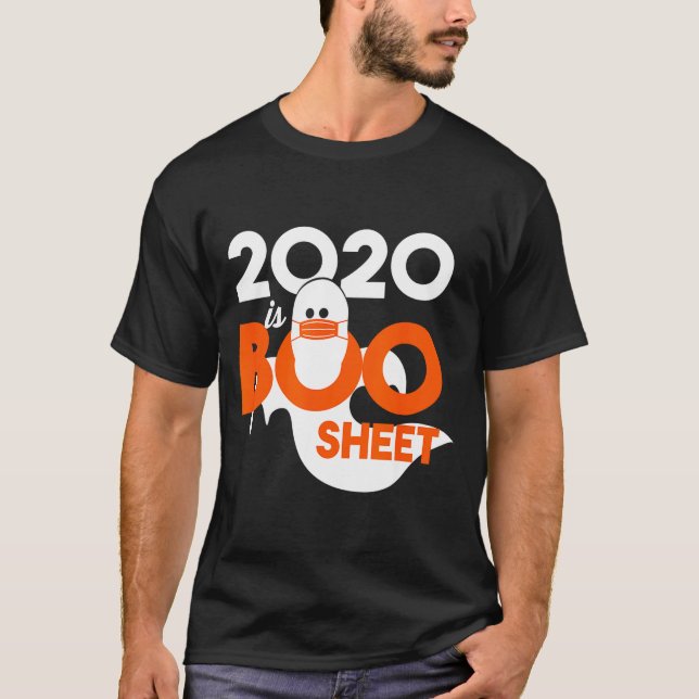 Camiseta 2020 es hoja de fantasma de Halloween  (Anverso)