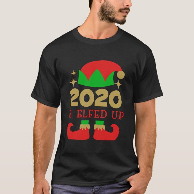 Camiseta 2020 Está Harto De La Familia De Navidades Gracios (Anverso)