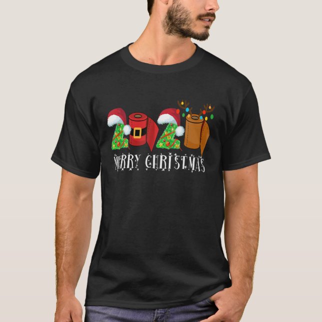Camiseta 2020 Feliz Navidad Gracioso 2020 (Anverso)