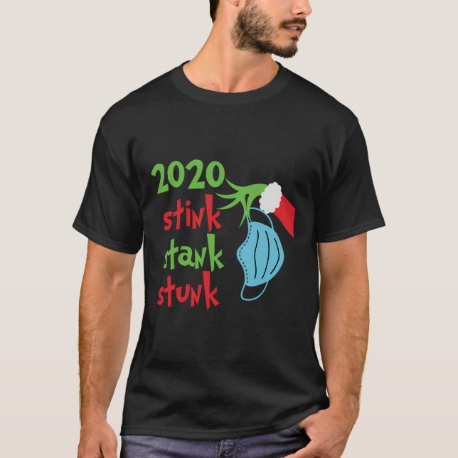 Camiseta 2020 Navidades familiares que coincidan con Stink  (Anverso)