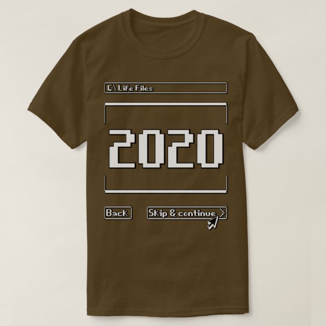 Camiseta 2020 No Es Gracioso (Diseño del anverso)