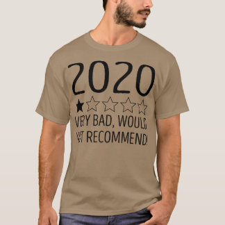 Camiseta 2020 No Se Recomienda Muy Mal