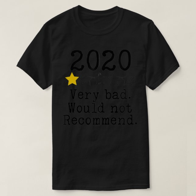 Camiseta 2020 Una estrella muy mala (Diseño del anverso)