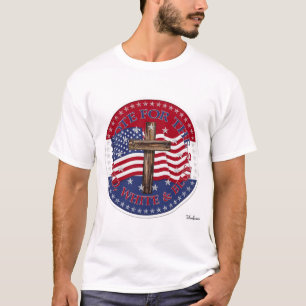 Camiseta 2020 Votación por la bandera roja, blanca y azul
