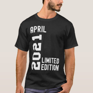 Camiseta 2021 April Happy Birthday Fiesta