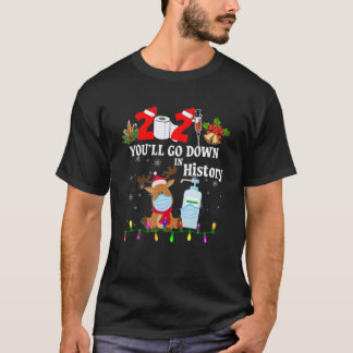 Camiseta 2021 Bajarás a los renos Navidades de la historia