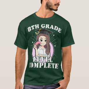 Camiseta 2021 Chica de Graduación de Octavo Grado Ama Anime